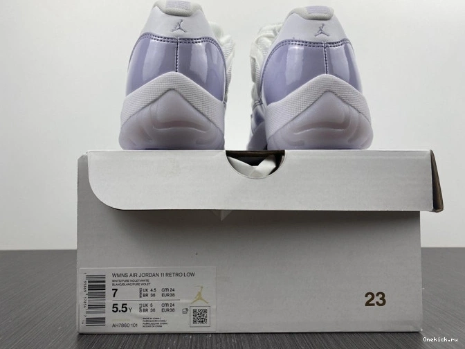 One Kick Air Pure WMNS Low AH7860-101 11 Jordan Violet 0802